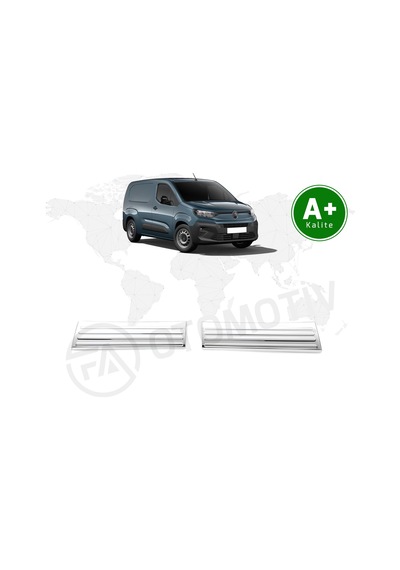 Citroen Berlingo Panelvan Krom Kapı Eşiği Kaplaması 2024 Model Ve Sonrası
