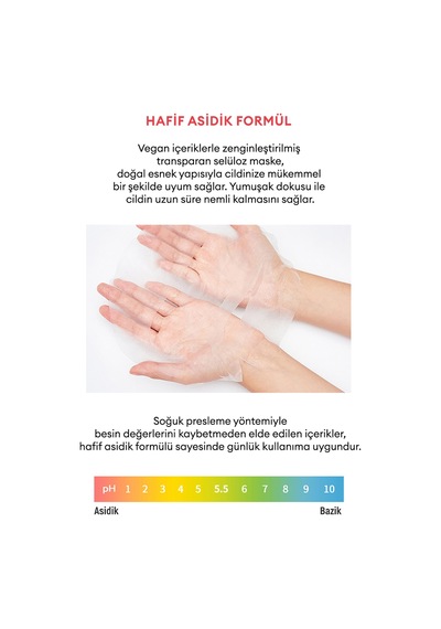 Missha Talks Vegan Squeeze Sheet Mask Pürüzsüz Görünüm Sunan Vegan Yaprak Maske - Skin Smoother