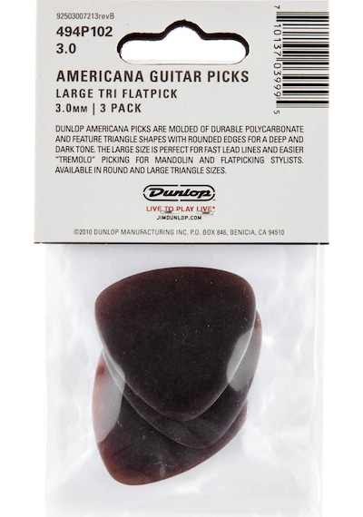 Jim Dunlop Americana Picks 494p101 - 1.5 MM 3 Adet Pena