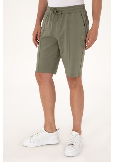 U.s. Polo Assn. Erkek Koyu Haki Şort Örme 50305925-vr111 Koyu Haki