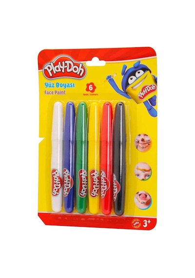 Play Doh Yüz Boyası 6 Renk Standart