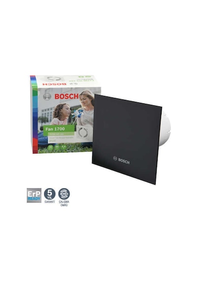 Bosch DP100 MB Dekoratif Panel Mat Siyah - Fan 1700 WS 100 için