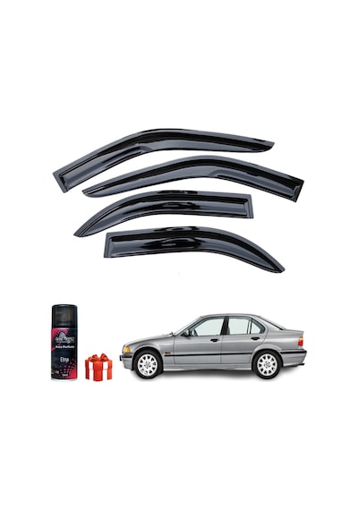 Bmw E36 Mügen Cam Rüzgarlığı Sedan 1991-1998 Arası 4lü Takım+koku