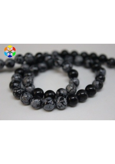 Obsidyen Taşı Siyah Dizi 6Mm