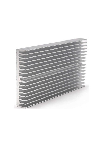 6cm X 10cm X 1cm Alüminyum Metal Soğutucu Blok Radyatör Amfi Led Entegre Transistor Vga Ram Memory