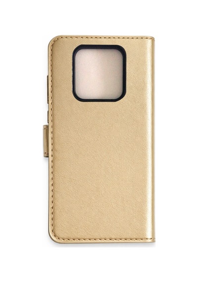 Tecno Camon 16 Prime Uyumlu Trend S Plus Kapaklı Kılıf - Gold