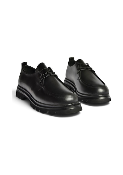 Fox Shoes Z555261103 Siyah Hakiki Deri Kadın Ayakkabı