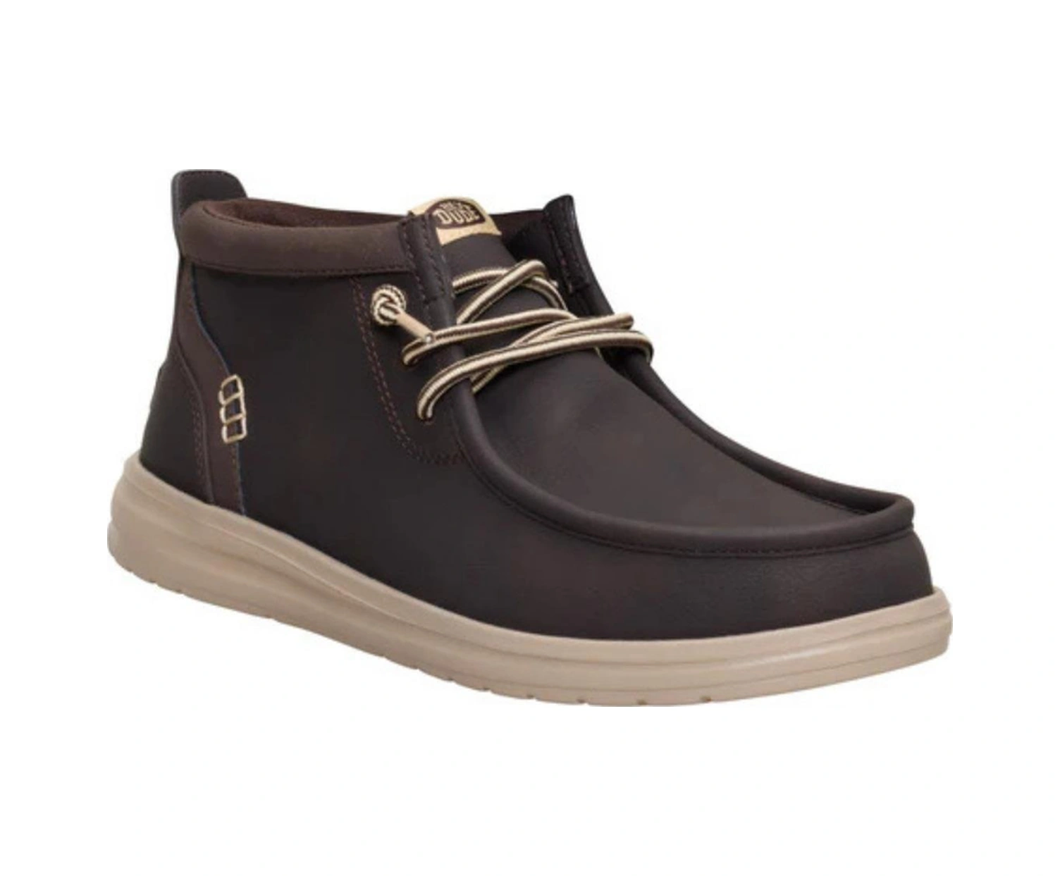 HEY DUDE Wally Mid Gripr Classic Kahverengi Erkek Ayakkabı-10843 Kahverengi