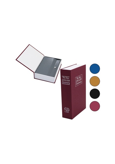 Homesafe Booksafe Baysa-1760 Kbs-802 Büyük Kitap Modeli Kilitli Kasa & Kumbara 240x155x55mm