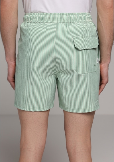 Colin's Colins Slim Fit Çizgili Erkek Yeşil Deniz Şortu Cl1079394 Q1.v1 Fgr