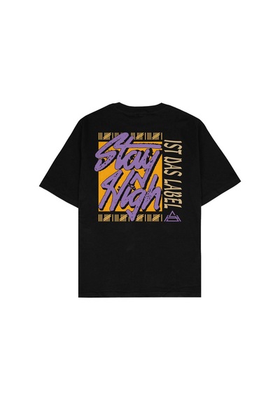 Startmore Adrift Stay High Siyah Oversize Unisex T-shirt Siyah
