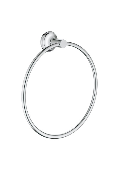 Grohe Essentials Authentic Havlu Halkası, 1 Adet, 40655001, Gümüş, 40655001 Genel
