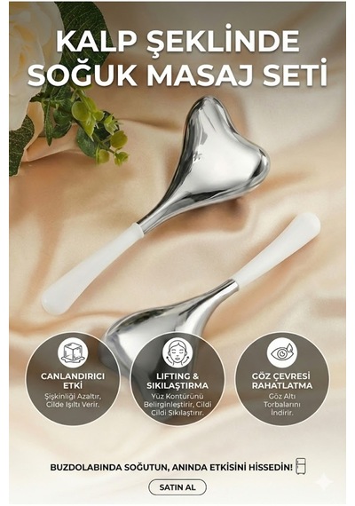 Şeklinde Soğuk Yüz Masaj Aleti - Cilt Sıkılaştırıcı Ve Giderici Cryo Sticks