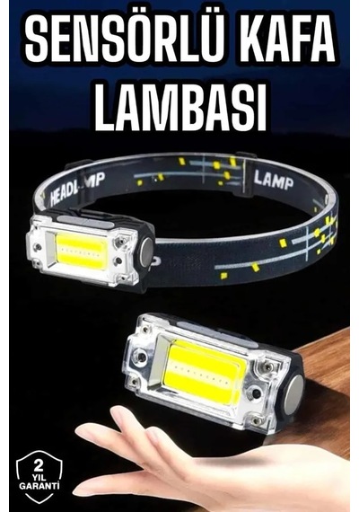 Astraltech Usb Şarjlı El Feneri Kompakt Kafa Lambası 215 Lümen Çok Renkli