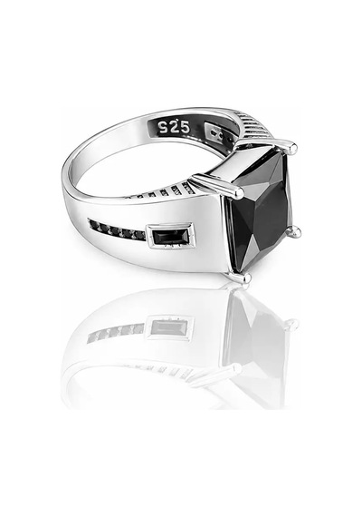 Nur Silver Gümüş Erkek Yüzük - Nur-yz83540