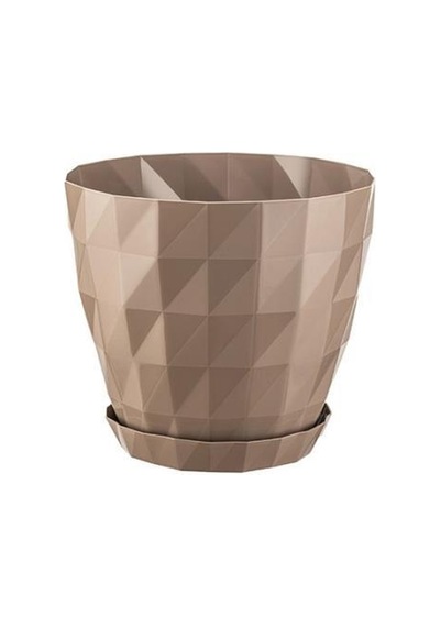 Omnipazar So-krt2 Dekoratif Kristal Saksı Takımı 1.15 Litre No 2 Mocha