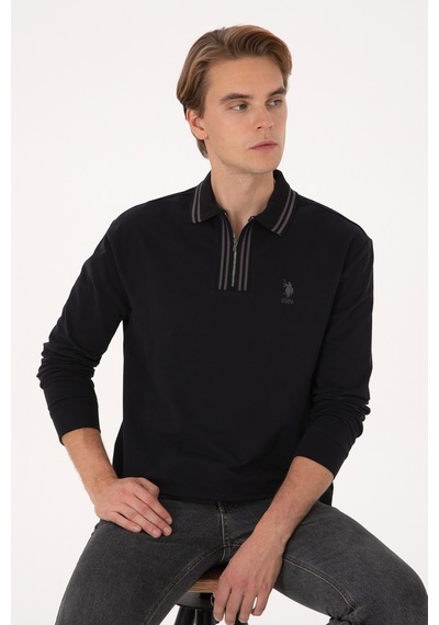 U.s. Polo Assn. Erkek Siyah Sweatshirt 50308927-vr046 Sıyah