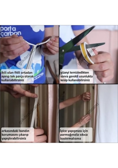 Kauçuk Kapı Pencere Fitili Kahve 50M-Soğuk Hava Giren Yerleri Izo
