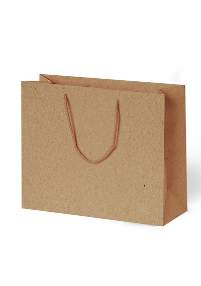 Naturel-kraft Lüks Karton Çanta 42x38x12cm Pakette 10 Ad
