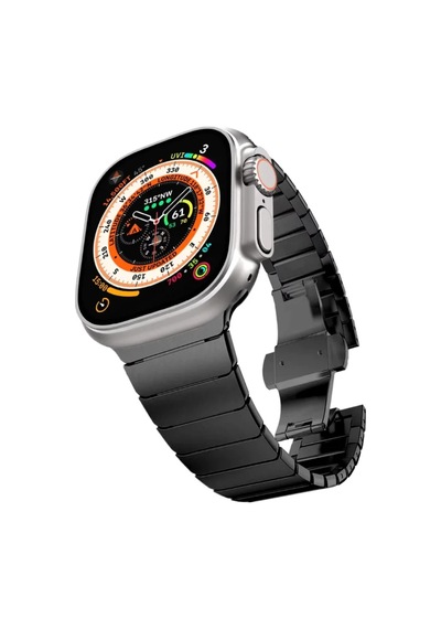 Wearfitpro Apple Uyumlu Watch  Paslanmaz Çelik Bilezik Akıllı Saat Kordonu 45-49mm Series 7, 8, 9, 10, Se, Ultra