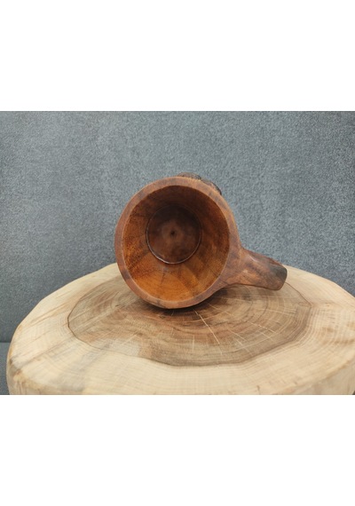 Kuksa Kalp Figürlü Ceviz 160 Ml Çok Renkli