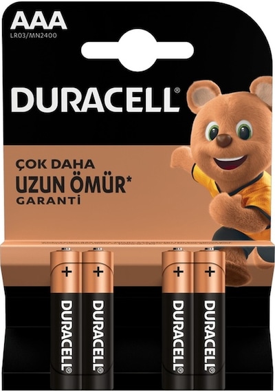 Duracell Aaa İnce Pil 4'lü - -popvitrin Duracell