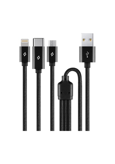 Ttec Trio Şarj Kablosu 1mt. Type-c, Lightning, Micro Usb Sku: Zeus8690010086389