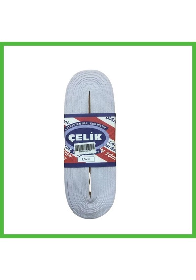 Vaveni 10 M 2.5 Cm Beyaz Paça Lastiği Arz