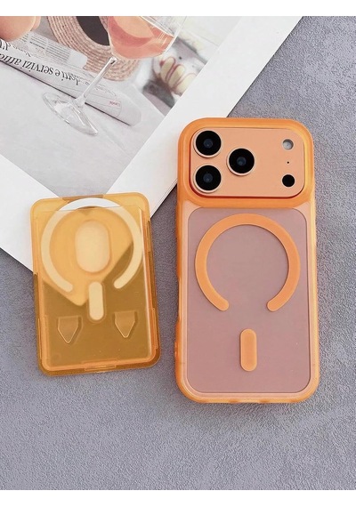 İphone İçin Magsafe İle Uyumlu Transparan Kart, Manyetik Kartlık, Süper Yapışma Ve Sağlam Tutuş, Kompakt Ve Şık Taşeffafm Şeffaf