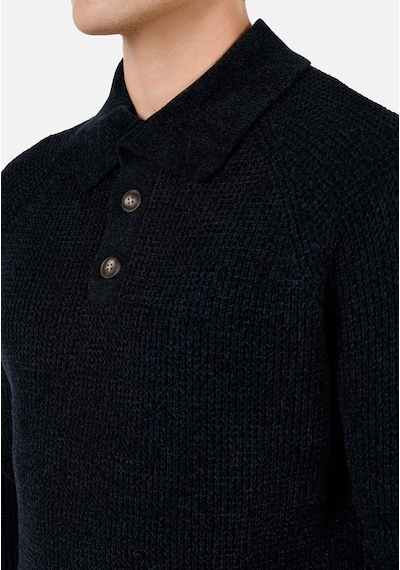 Colin's Colins Regular Fit Polo Yaka Erkek Lacivert Kazak Cl1070028 Q1.v2 Nav Lacivert