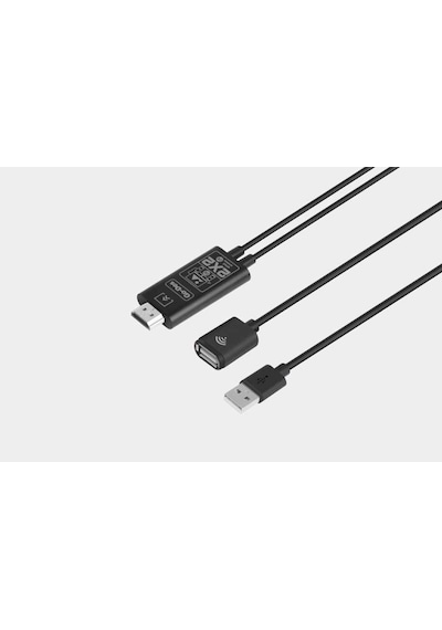 Go Des GD-8276 Wireless Display Dongle Kablosuz HDMI 1080p Görüntü Aktarım 110 cm - Siyah ZORE-260166