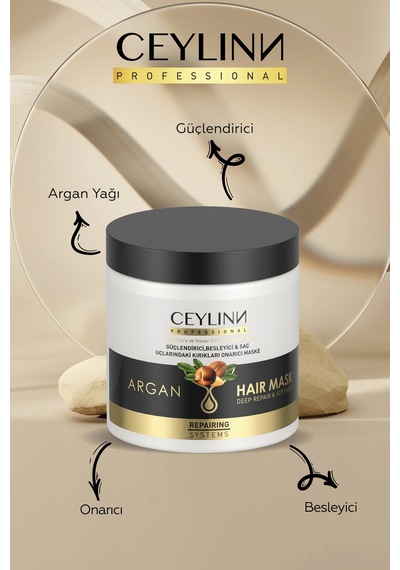 Ceylinn Saç Maskesi 500 Ml Argan