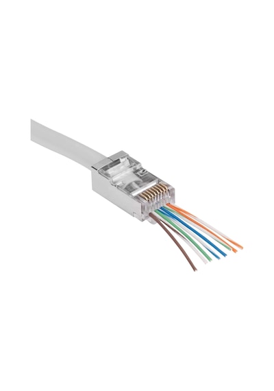 S-lınk Sl-cob24p, Rj45, Yeni Nesil Jac, Utp, Cat6, Metal 100lü Paket