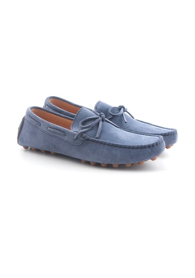Oxford Klasik Erkek Tz-13401 John May Denim Süet Lacivert