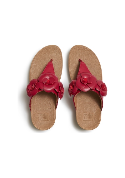 D47 Burnt Berry Terlik Kadın Diğer A4n-194/d47 Fitflop Lulu Flower Toe-post Pembe