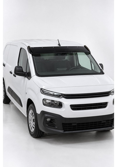 Citroen Berlingo 2019 Ve Sonrası Uyumlu Ön Cam Dış Güneşlik Sunvisor Abs Siyah
