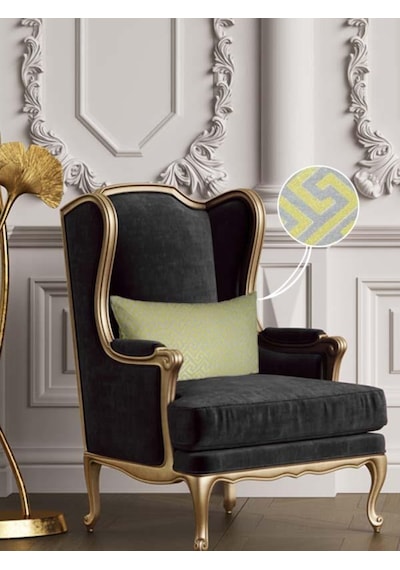 Mrs.Gugar Luxury Gri Dikdörtgen Kırlent Kılıfı