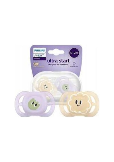 Philips Avent Emzik Ultra Başlangıç Scf075/03, 2 Adet, 0-2 Ay 367835282 Violet