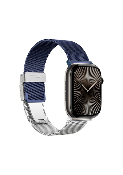Watch 10 46mm Amazingthing Omni Styleflip Metal Hasır Kordon Gümüş