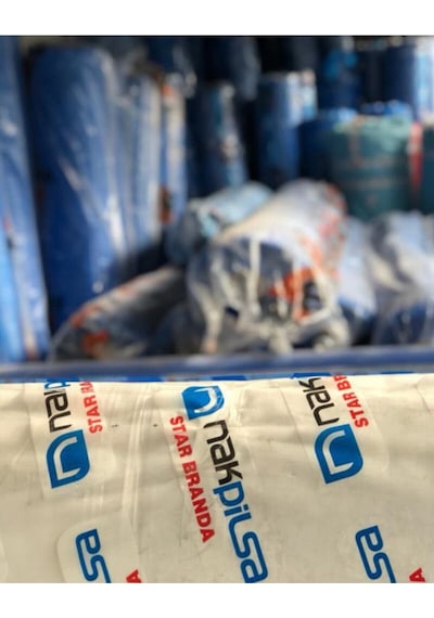 Ebatlı Pvc Branda Gölgelik Su Geçirmez Çadır 8x12 Mt Mavi , Beyaz , Yeşil , Gri , Sarı