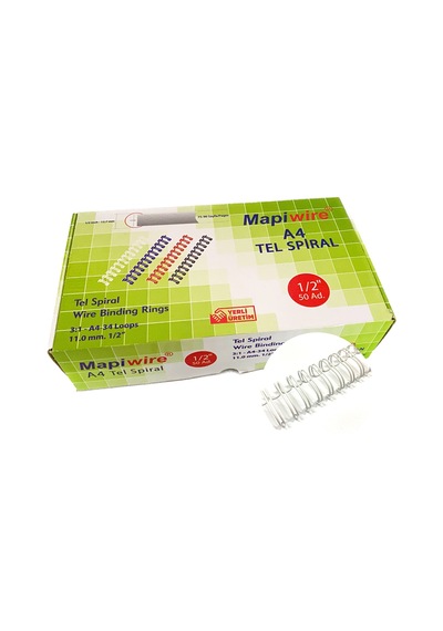 Mapiwire 1/2 Kutu Tel Beyaz 50 Ad.