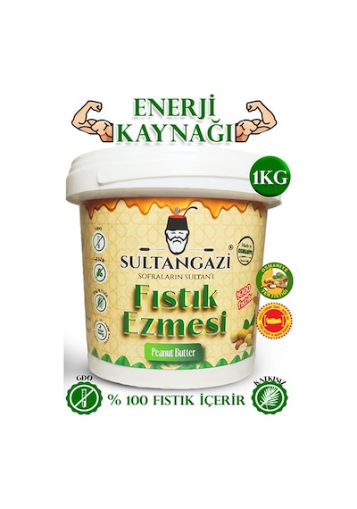 Doğal Yaşam Fıstık Ezmesi (%100 Yer Fıstığı) 1 KG