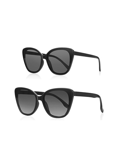 Kinary Cat Eye Anne Kız Çocuk 2'li Set Güneş Gözlüğü Ak-1026
