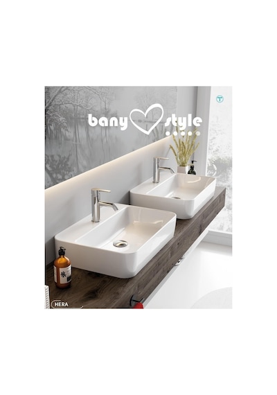 Cerastyle Hera 48 Cm Tezgah Üstü Çanak Lavabo Beyaz