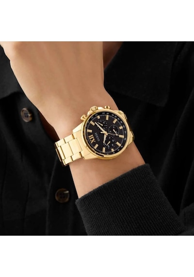 Guess Gugw0900g3 Altın Kaplama Erkek Kol Saati Altın