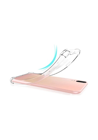 Huawei P20 Pro Kılıf Zore Nitro Anti Shock Silikon Kılıf Renksiz