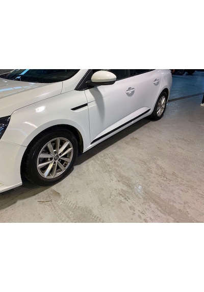 Renault Megane 4 2016-2022 Arası Yan Kapı Çıtası Ham Siyah Boyası