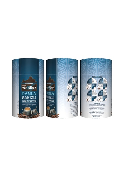 Damla Sakızlı Van Dibek Kahvesi Silindir Kutu 250 Gr. Geleneksel