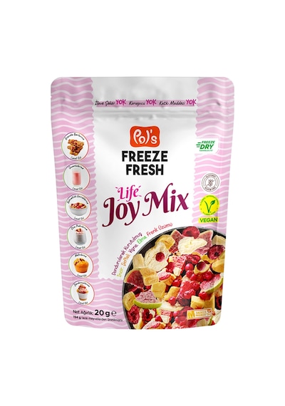 4 Adet Pol's Freeze Fresh Life Joy Mix 20 G