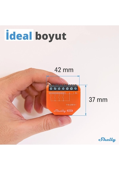 Shelly İ4 Gen3 Akıllı 4 Kanallı Sahne Kontrol Rölesi